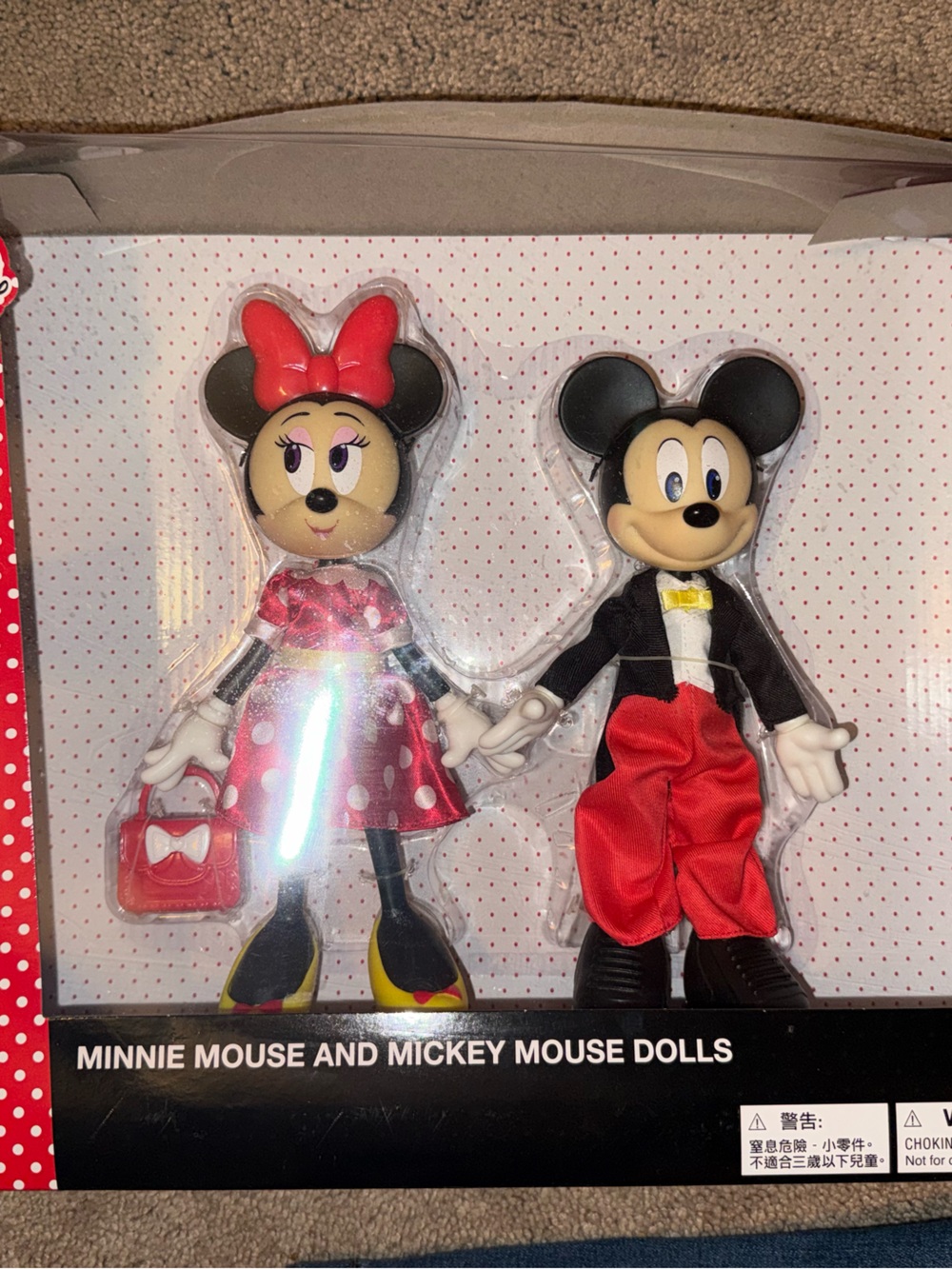 Disney Mickey & Minnie Mouse Figure Set New in Box